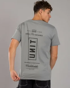 Unit Arcadia T-Shirt Grey Clearance