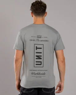 Unit Arcadia T-Shirt Grey Clearance