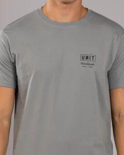 Unit Arcadia T-Shirt Grey Clearance