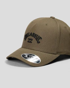 Billabong Arch Flexfit 110 Snapback Cap Olive Outlet