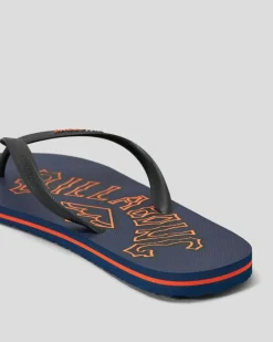 Billabong Arch Wave Thongs Dark Blue Online