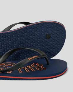 Billabong Arch Wave Thongs Dark Blue Online