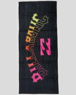 Billabong Arch Wave Towel Black Outlet