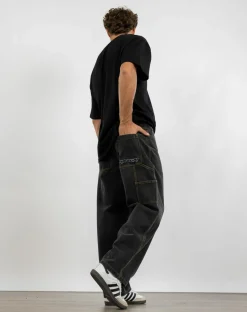 Rip Curl Archive Denim Pants Washed Black Clearance