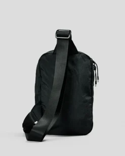Nike Aura Crossbody Bag Black/black/matte Silver New