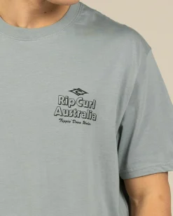 Rip Curl Australia Fun Times Desto T-Shirt Mineral Blue Hot