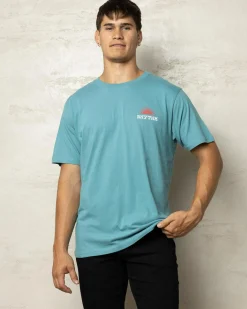 Rhythm Awake T-Shirt Mineral Blue