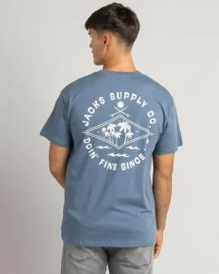 Jacks Axis T-Shirt Surf Blue Best