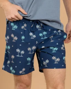 Jacks Azure Elastic Waist Board Shorts Navy Sale