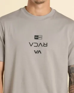 RVCA Balance Credits T-Shirt Overcast Best