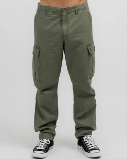 Jacks Banished Cargo Pants Olive Clearance