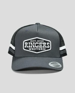 Ringers Western Banks Trucker Cap Charcoal Clearance