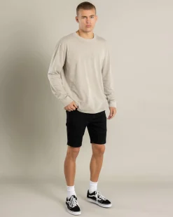 Lucid Barcelona Denim Walk Shorts Black Outlet