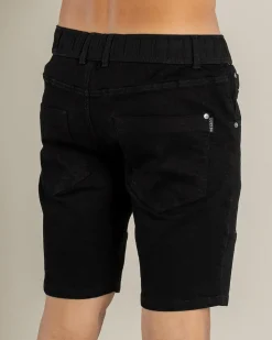 Lucid Barcelona Denim Walk Shorts Black Outlet