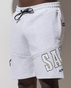 St. Goliath Baseline Shorts Grey Marle Clearance