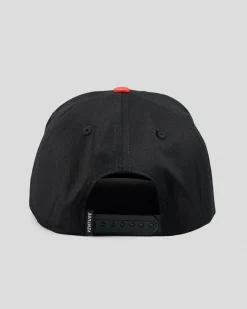Venture Basic '92 Snapback Cap Black/red