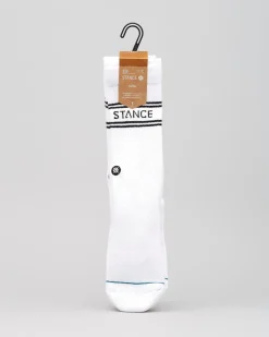 Stance Basic Crew Socks 3 Pack White New