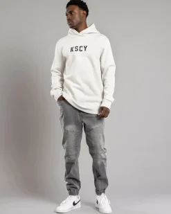 Kiss Chacey Bask Dual Curved Hoodie Glacier Grey Sale