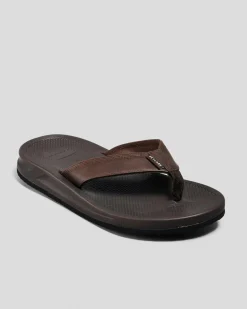 Skylark Bayside Thongs Brown New