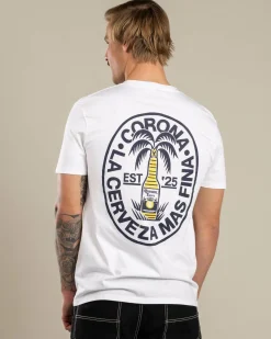 Corona Beach Flora T-Shirt White
