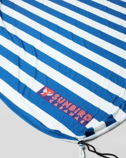 Sunbird Beach Sunshade White/blue Clearance