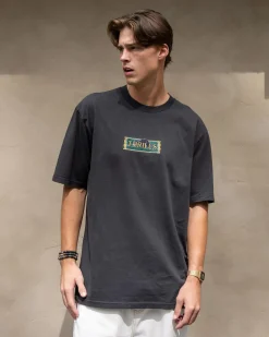 Thrills Behind It All Oversize Fit T-Shirt Pirate Black Online