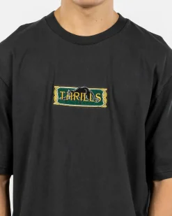 Thrills Behind It All Oversize Fit T-Shirt Pirate Black Online