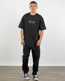 Thrills Behind It All Oversize Fit T-Shirt Pirate Black Online