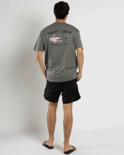Salty Crew Big Blue Premium T-Shirt Charcoal Online