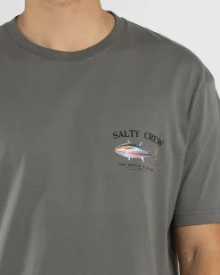 Salty Crew Big Blue Premium T-Shirt Charcoal Online