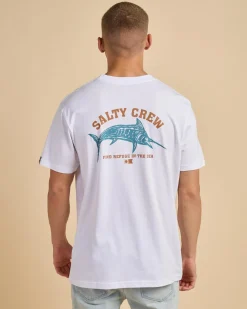 Salty Crew Bill Fishing Premium T-Shirt White Online