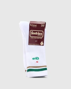 FOOT-IES Blaze Spot Golf 2 Pack Sneaker Sock White Sale