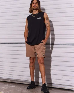 Unit Block Shorts Khaki Outlet