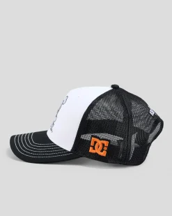 DC Shoes Block Trucker Cap White/black