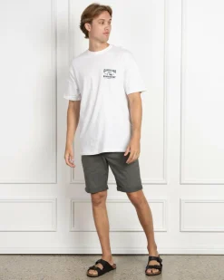 Quiksilver Boardshort Arch T-Shirt White Online