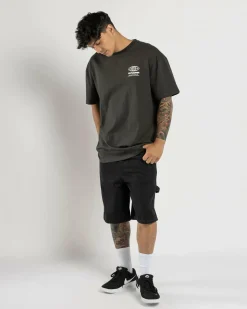 Wndrr Booster Denim Shorts Washed Black Outlet