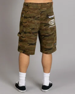 Wndrr Booster Denim Shorts Camo New