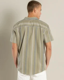 Lucid Botany Short Sleeve Shirt Olive Online
