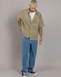 Wrangler Boxcar Short Sleeve Shirt Forest Check