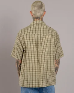 Wrangler Boxcar Short Sleeve Shirt Forest Check