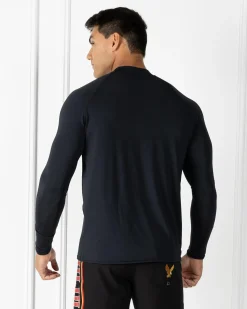 Billabong Boxed Arch Long Sleeve Rash Vest Stealth Clearance
