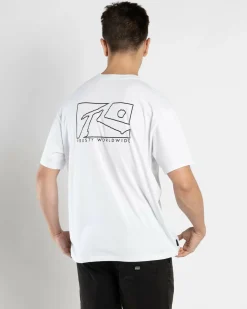 Rusty Boxed Out T-Shirt White 2 Hot