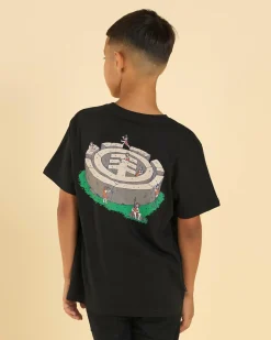 Element Boys' Stone Age T-Shirt Flint Black Sale