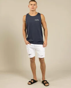 Billabong Bracket Arch Singlet Dark Navy Outlet