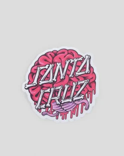Santa Cruz Brain Dot Sticker Pink Best