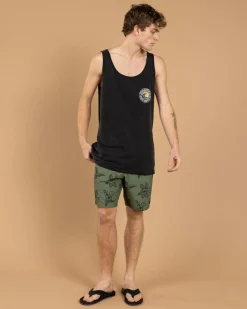 Jacks Bramble Elastic Waist Shorts Dark Olive Hot