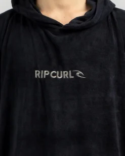 Rip Curl Brand Hooded Towel Black/grey Best