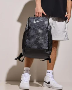 Nike Brasilia 9.5 Camo Backpack Iron Grey/black (Light Smoke Grey) Hot