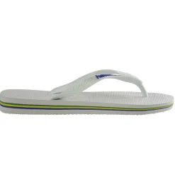 Havaianas Brazil Logo Thongs White Sale