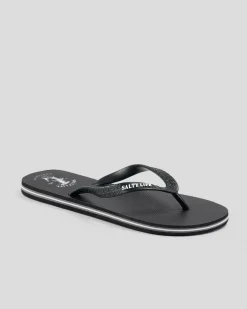 Salty Life Breach Thongs Black/grey